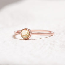 Load image into Gallery viewer, Sterling Silver Citrine Crystal Ring