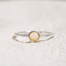 Load image into Gallery viewer, Sterling Silver Citrine Crystal Ring