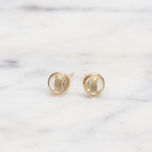 Load image into Gallery viewer, Sterling Silver Clear Quartz Crystal Earrings