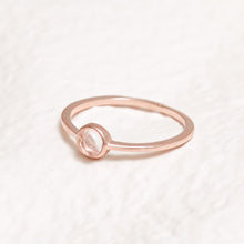 Load image into Gallery viewer, Sterling Silver Clear Quartz Crystal Ring