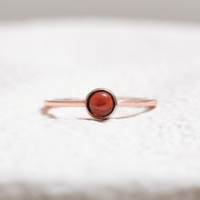 Load image into Gallery viewer, Sterling Silver Garnet Crystal Ring