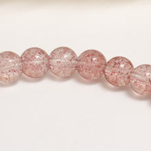 Load image into Gallery viewer, Genuine Strawberry Quartz Gemstone Bracelet