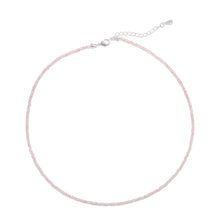Load image into Gallery viewer, Genuine Strawberry Quartz Gemstone Necklace, Choker
