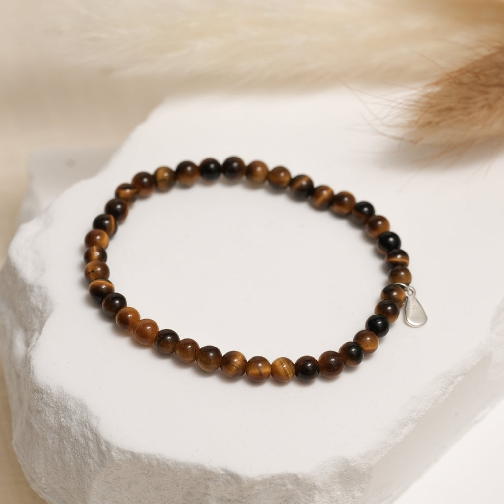 Genuine Tiger's Eye Gemstone Bracelet