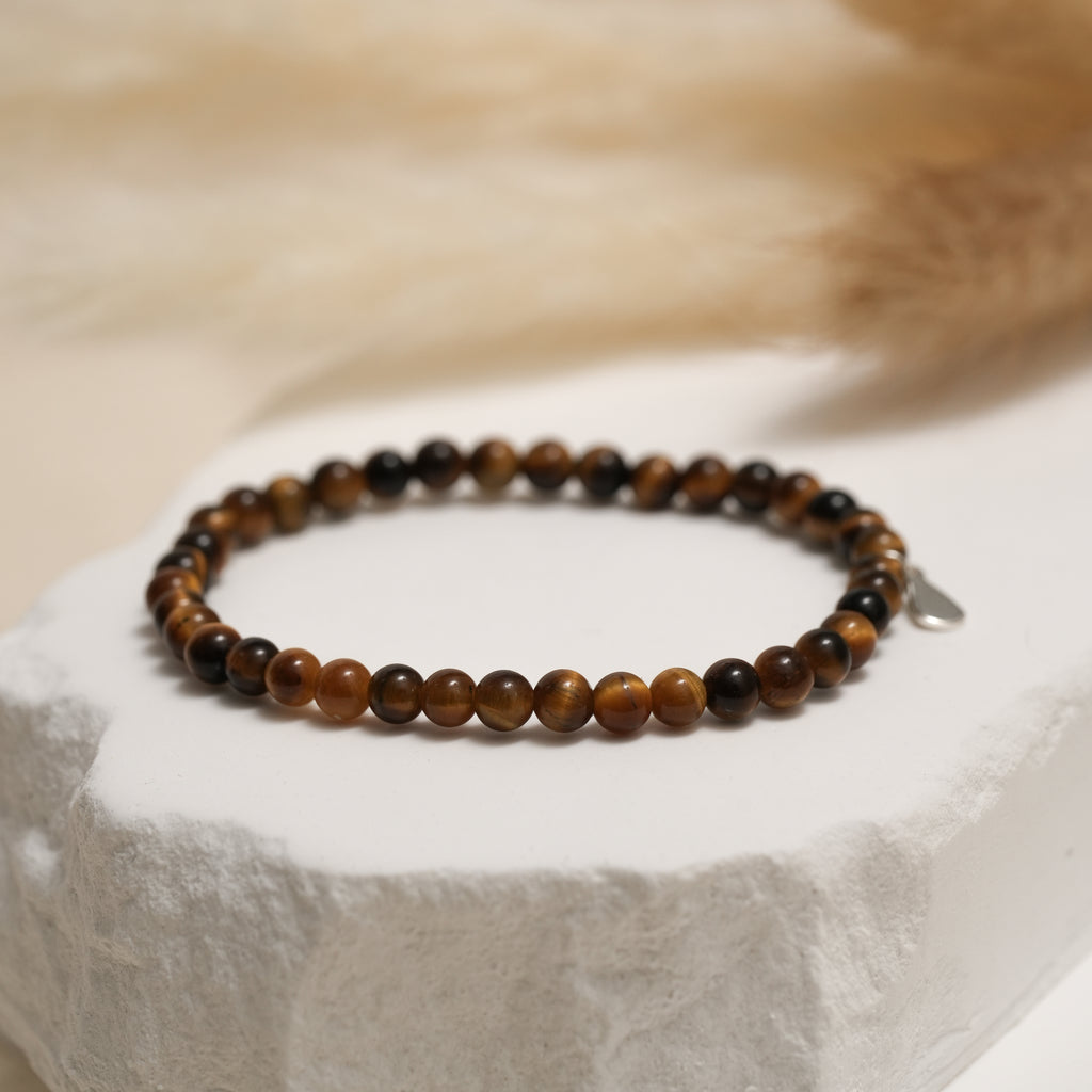Genuine Tiger's Eye Gemstone Bracelet