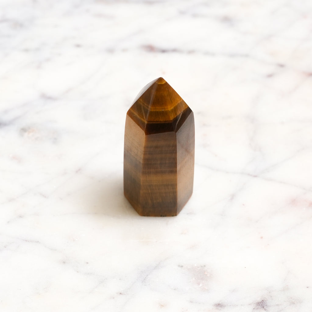 Genuine Tiger's Eye Crystal Point